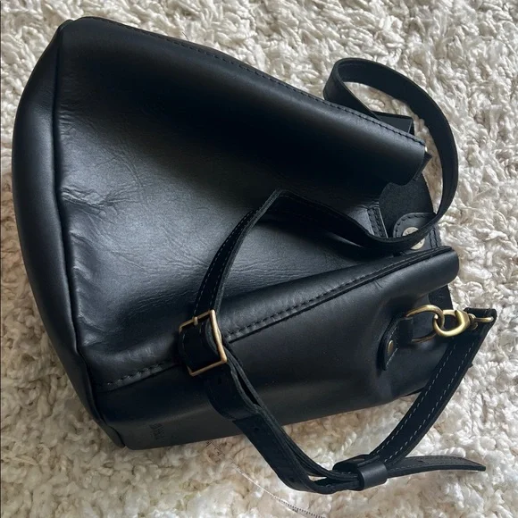 Portland brand genuine, Black Leather crossbody/shoulder Bag - Picture 6 of 8